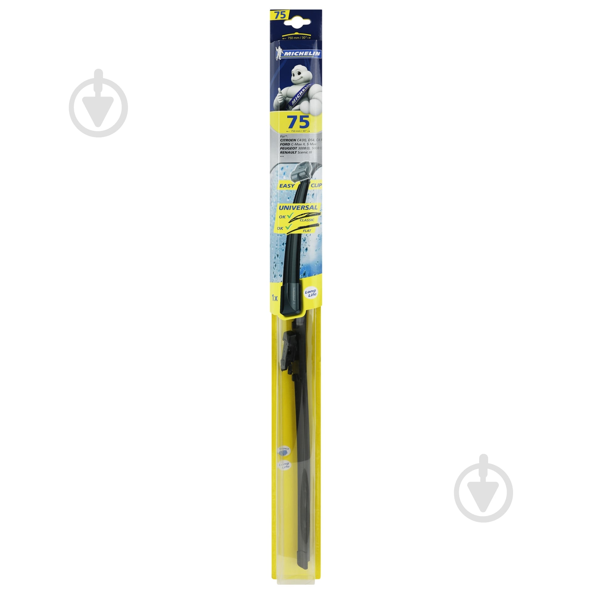 Щетка стеклоочистителя Michelin Total Performance Flat 750 мм 1 шт. - фото 2