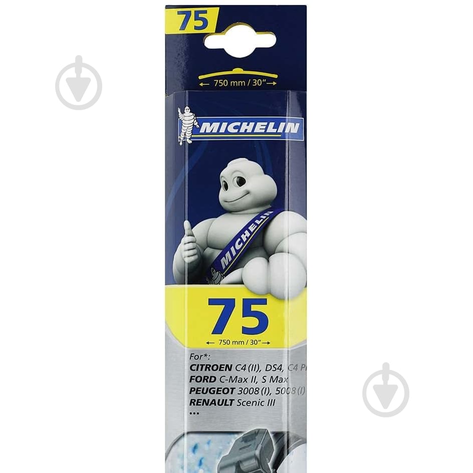 Щетка стеклоочистителя Michelin Total Performance Flat 750 мм 1 шт. - фото 3