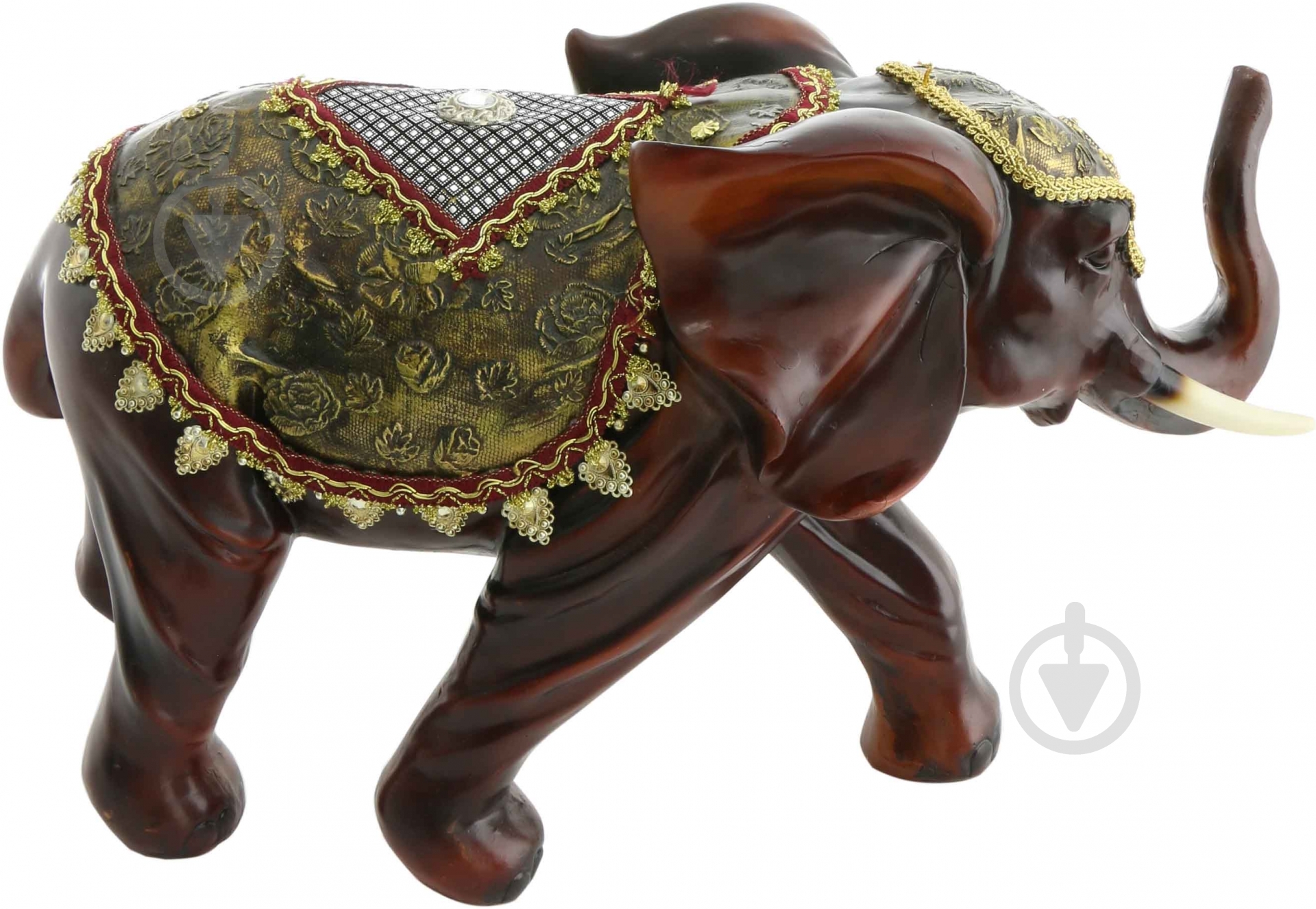 Фігурка слон індійський A0528M 37х25 см золотий - фото 3 Фігурка слон індійський A0528M 37х25 см золотий - фото 3