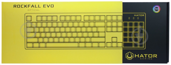 Клавиатура Hator Rockfall EVO Optical Kailh USB HTK-610 (HTK-610) - фото 8