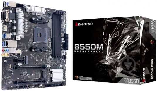 Материнская плата Biostar B550MX/E PRO (Socket AM4, AMD B550, micro ATX) - фото 4 Материнская плата Biostar B550MX/E PRO (Socket AM4, AMD B550, micro ATX) - фото 4