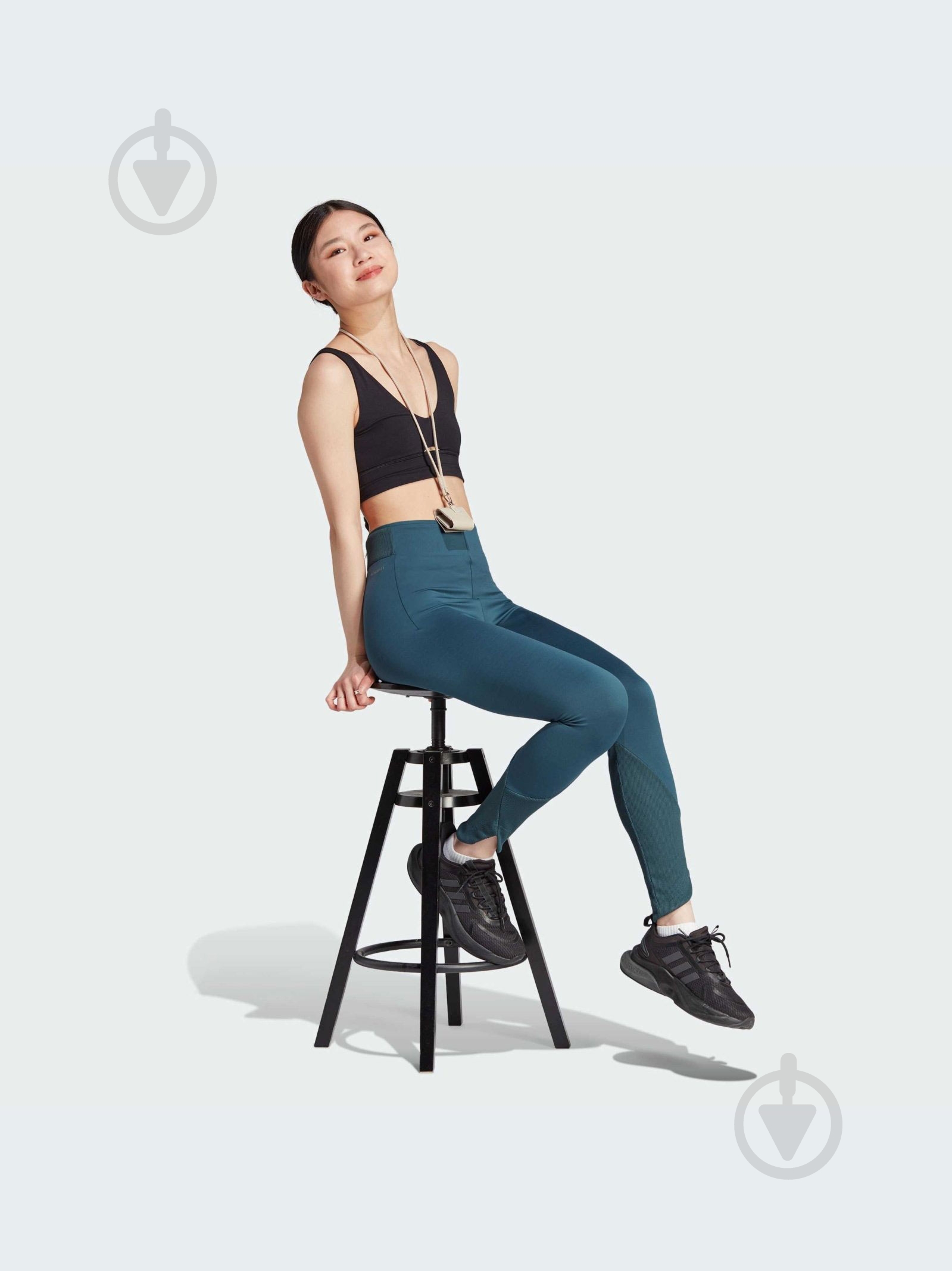 Лосины Adidas IM4941 р.L бирюзовый - фото 6