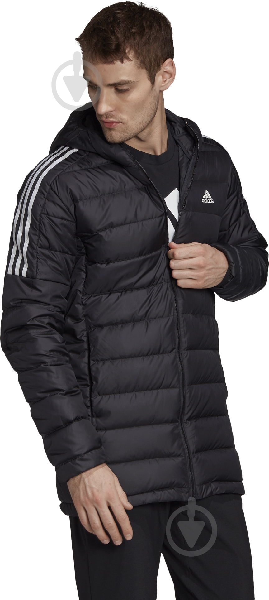 Куртка Adidas ESS DOWN PARKA GH4604 р.XL черная - фото 11