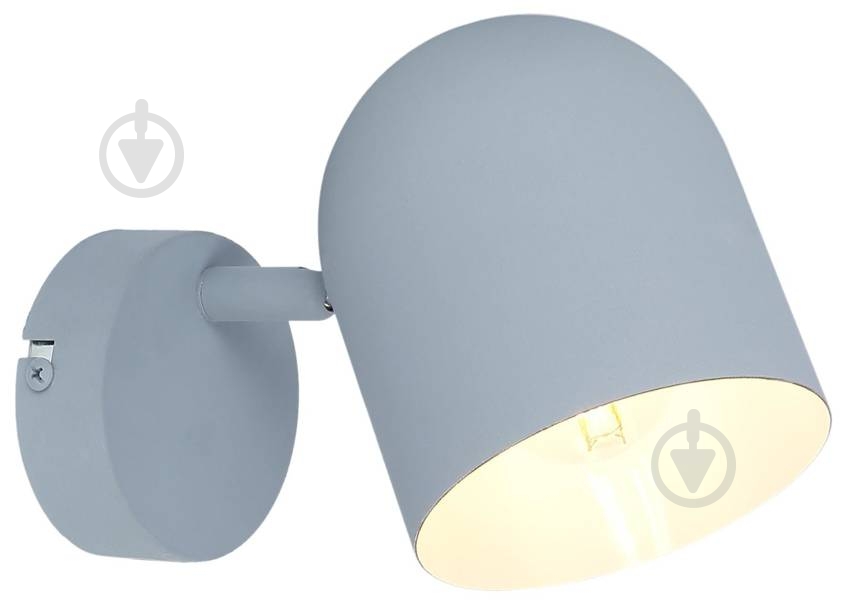 Бра Candellux AZURO 1x40 Вт Е27 серый 91-63205 - фото 4