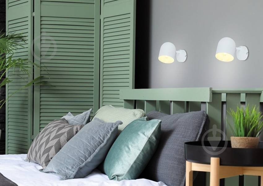 Бра Candellux AZURO 1x40 Вт E27 белый 91-63243 - фото 3