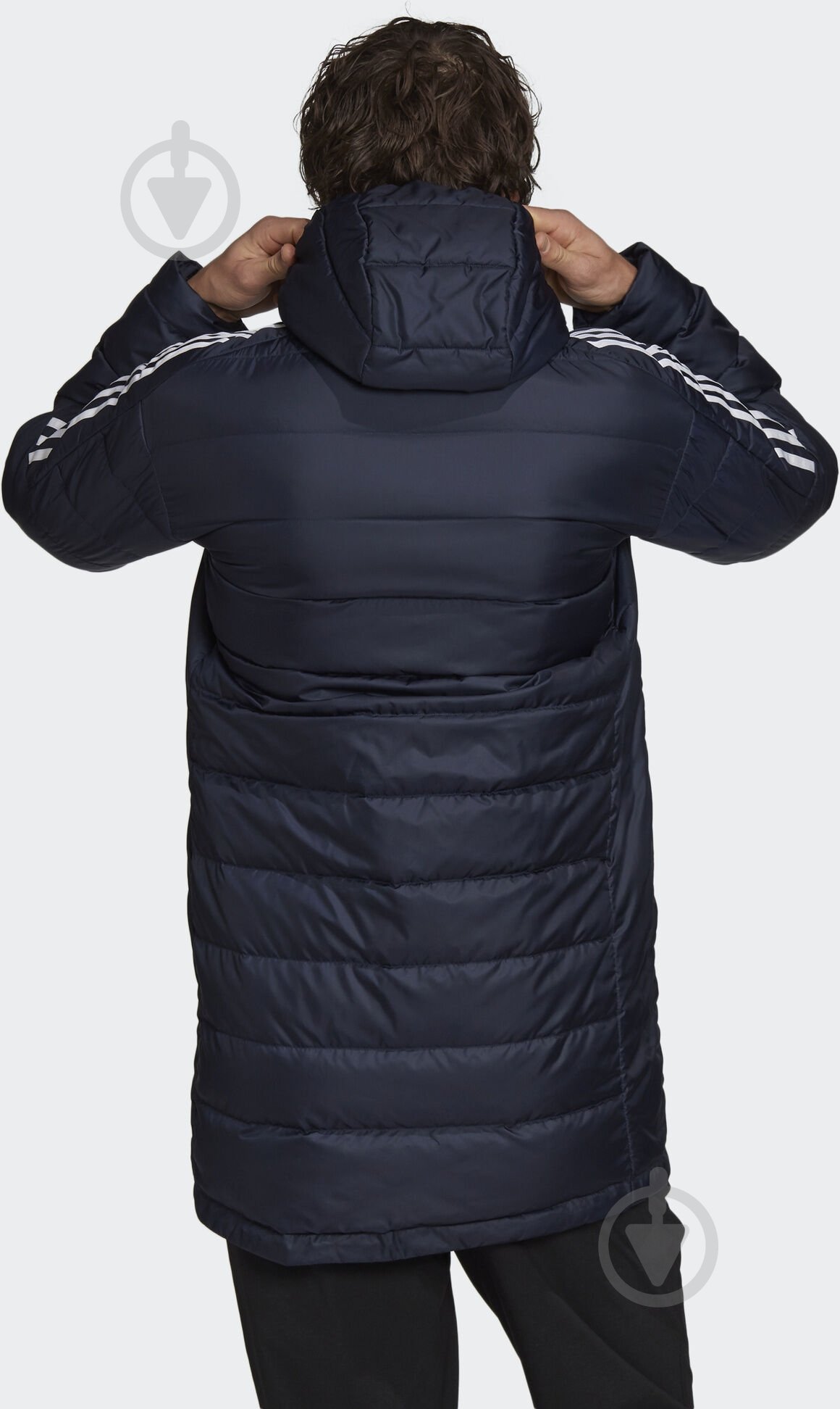 Куртка-парка мужская зимняя Adidas ESS DOWN PARKA GH4605 р.S черная - фото 4
