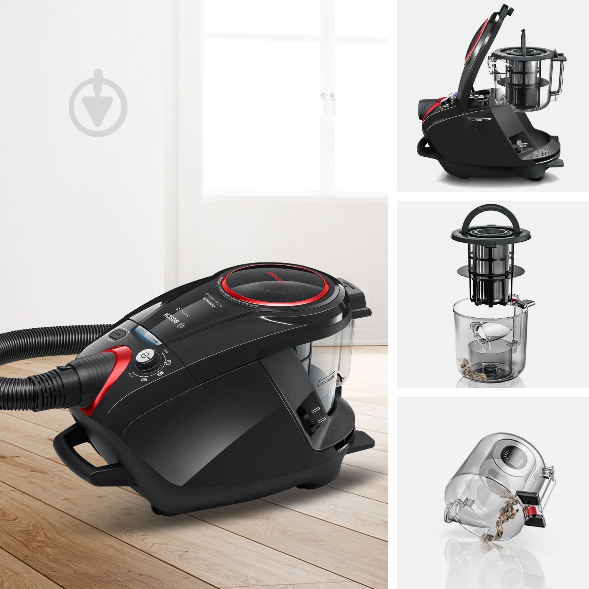 ВИТРИНА! Пылесос Bosch BGS7POW2 black - фото 2