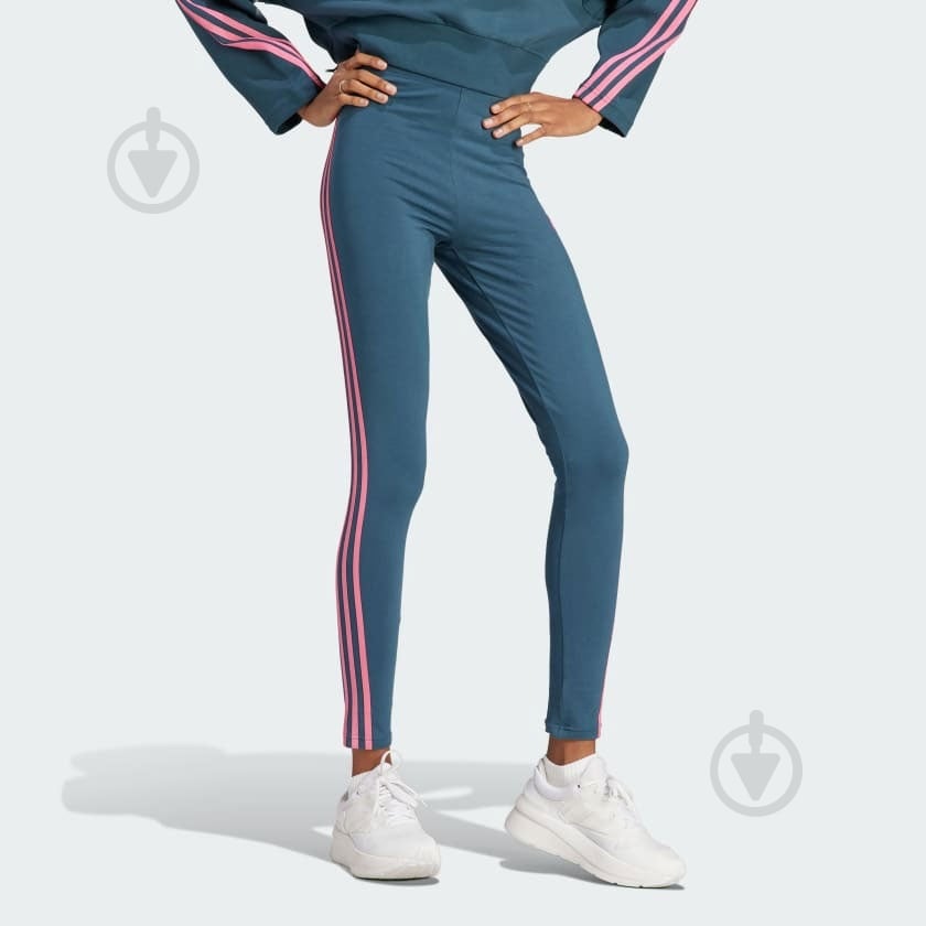 Лосины Adidas IM2518 р.XS бирюзовый - фото 3