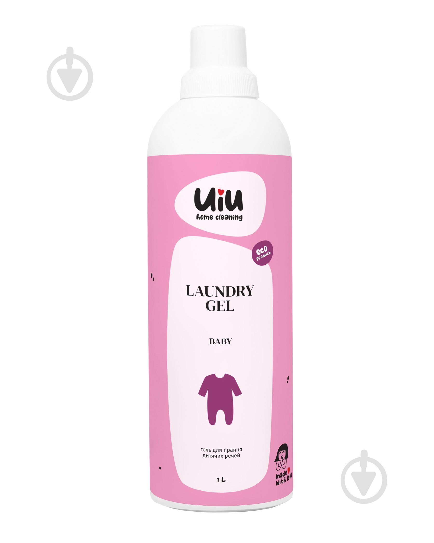 Гель для стирки для машинной и ручной стирки UIU Baby 1 л - фото 1