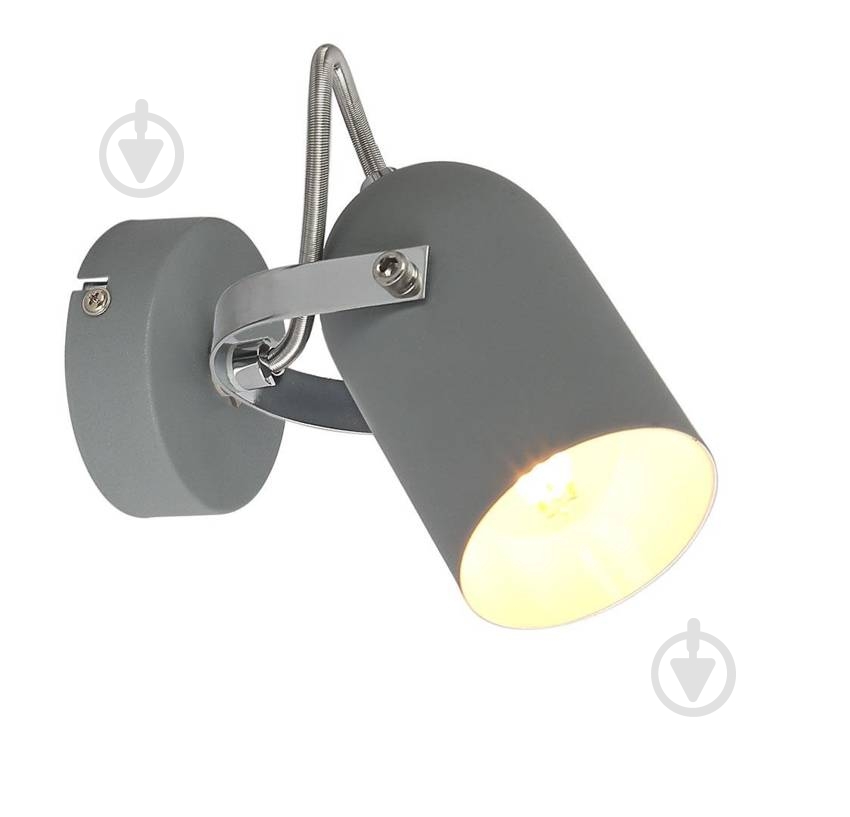 Бра Candellux GRAY 1x40 Вт E14 серый 91-66473 - фото 1 Бра Candellux GRAY 1x40 Вт E14 серый 91-66473 - фото 1