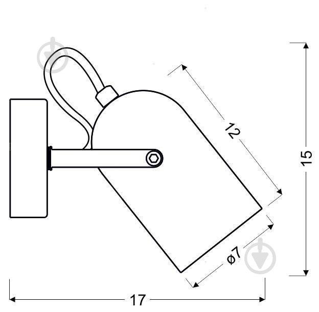 Бра Candellux GRAY 1x40 Вт E14 серый 91-66473 - фото 2 Бра Candellux GRAY 1x40 Вт E14 серый 91-66473 - фото 2