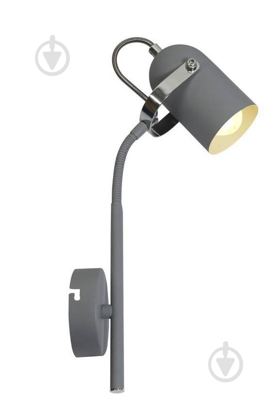 Бра Candellux GRAY 1x40 Вт E14 серый 91-66527 - фото 1 Бра Candellux GRAY 1x40 Вт E14 серый 91-66527 - фото 1