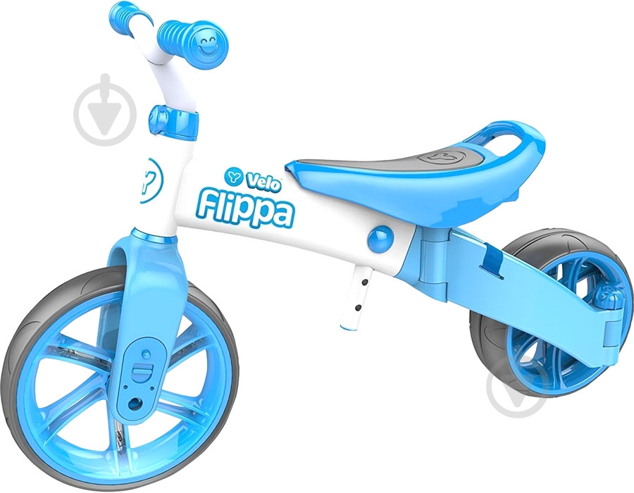 Беговел Yvolution Y Velo Flippa синий 100612 - фото 2