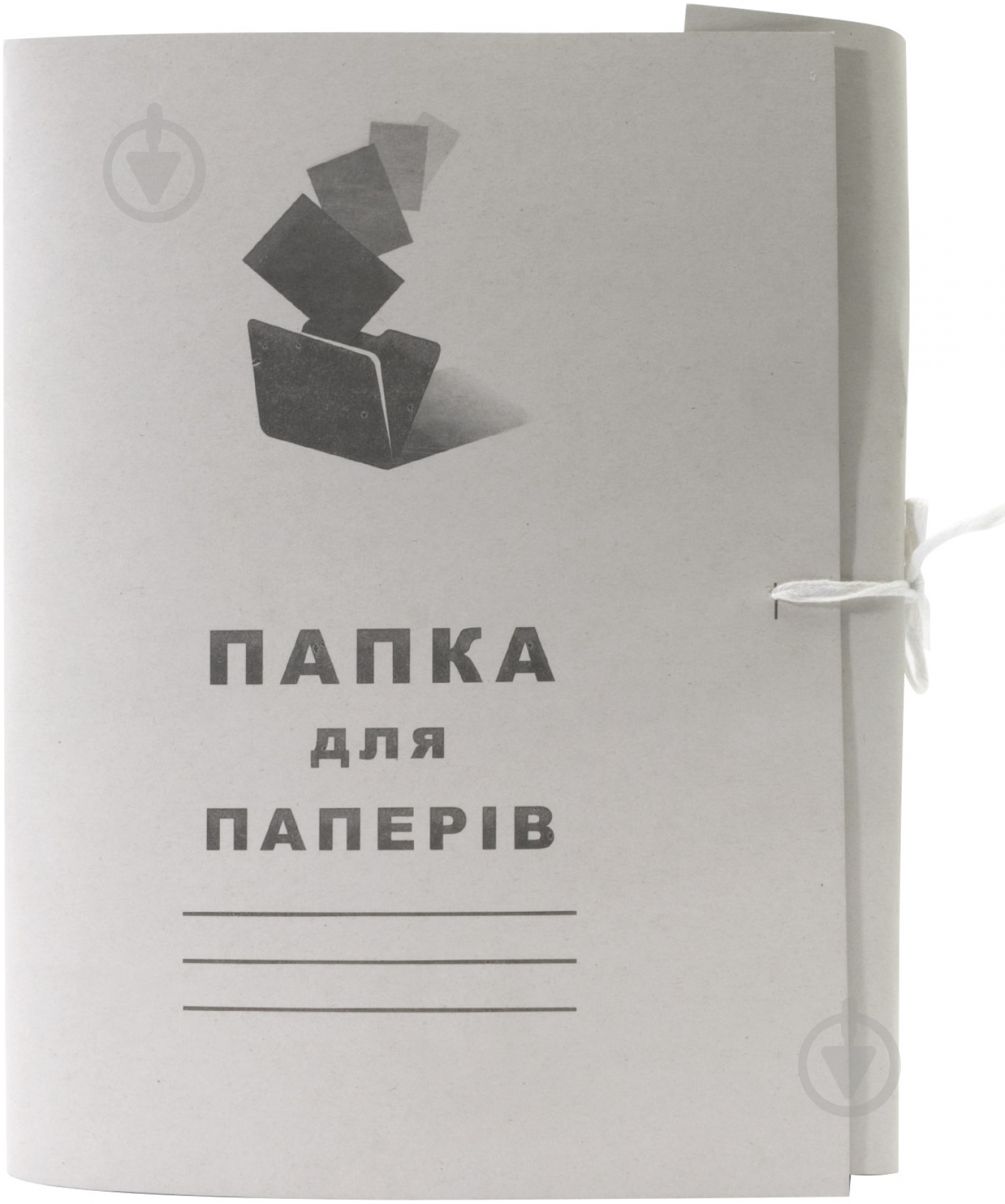Папка картонная на завязках формат С4 картон 260 г/м кв - фото 1