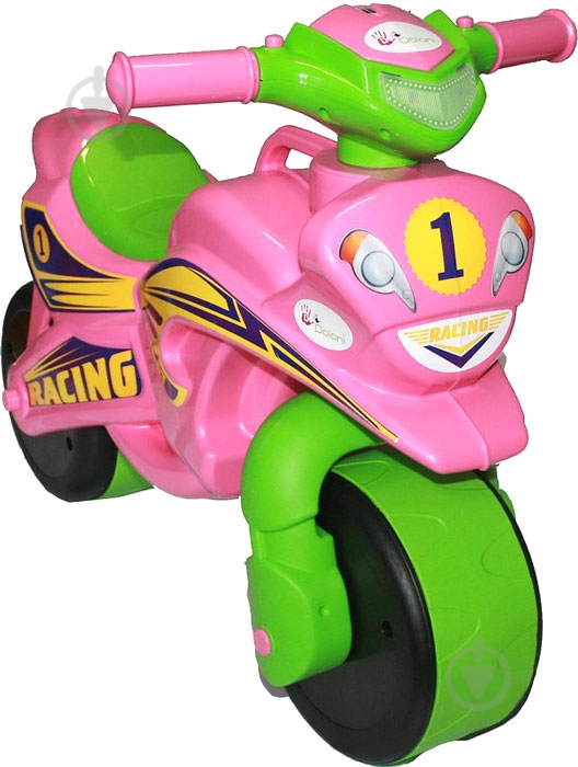 Чудомобиль Doloni Toys Мотобайк розовый 0139/3 - фото 1 Чудомобиль Doloni Toys Мотобайк розовый 0139/3 - фото 1