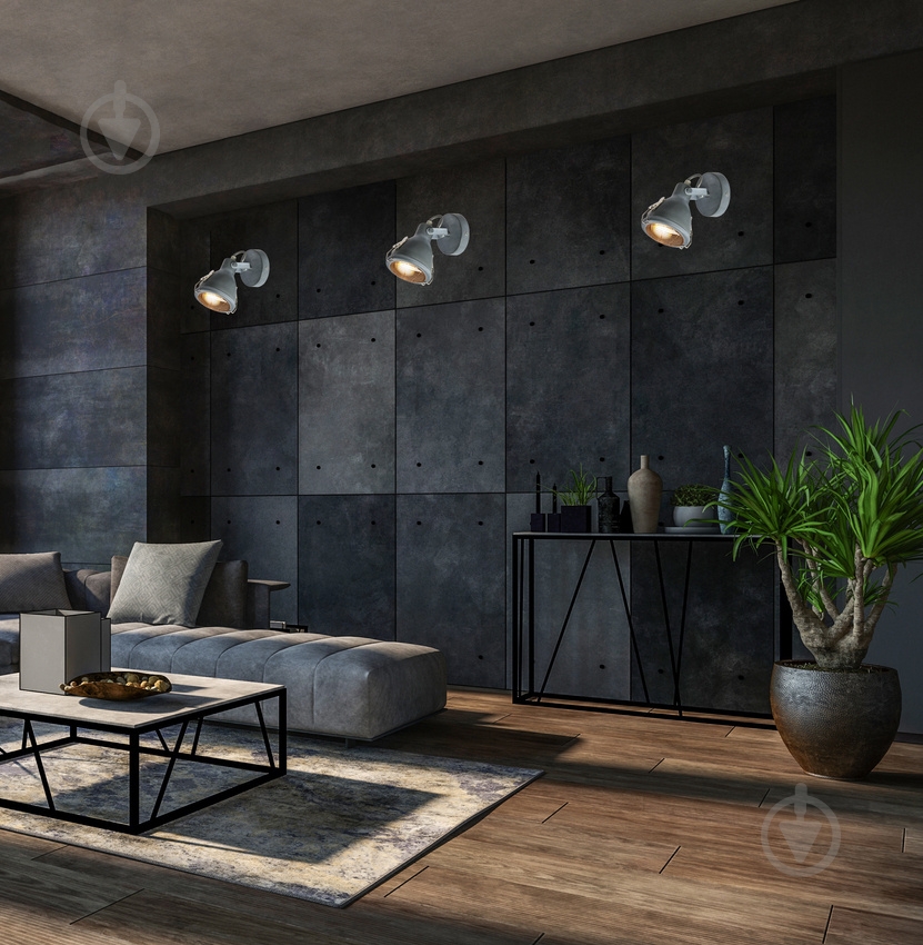 Бра Candellux CRODO 1xE14 серый 91-71101 - фото 6