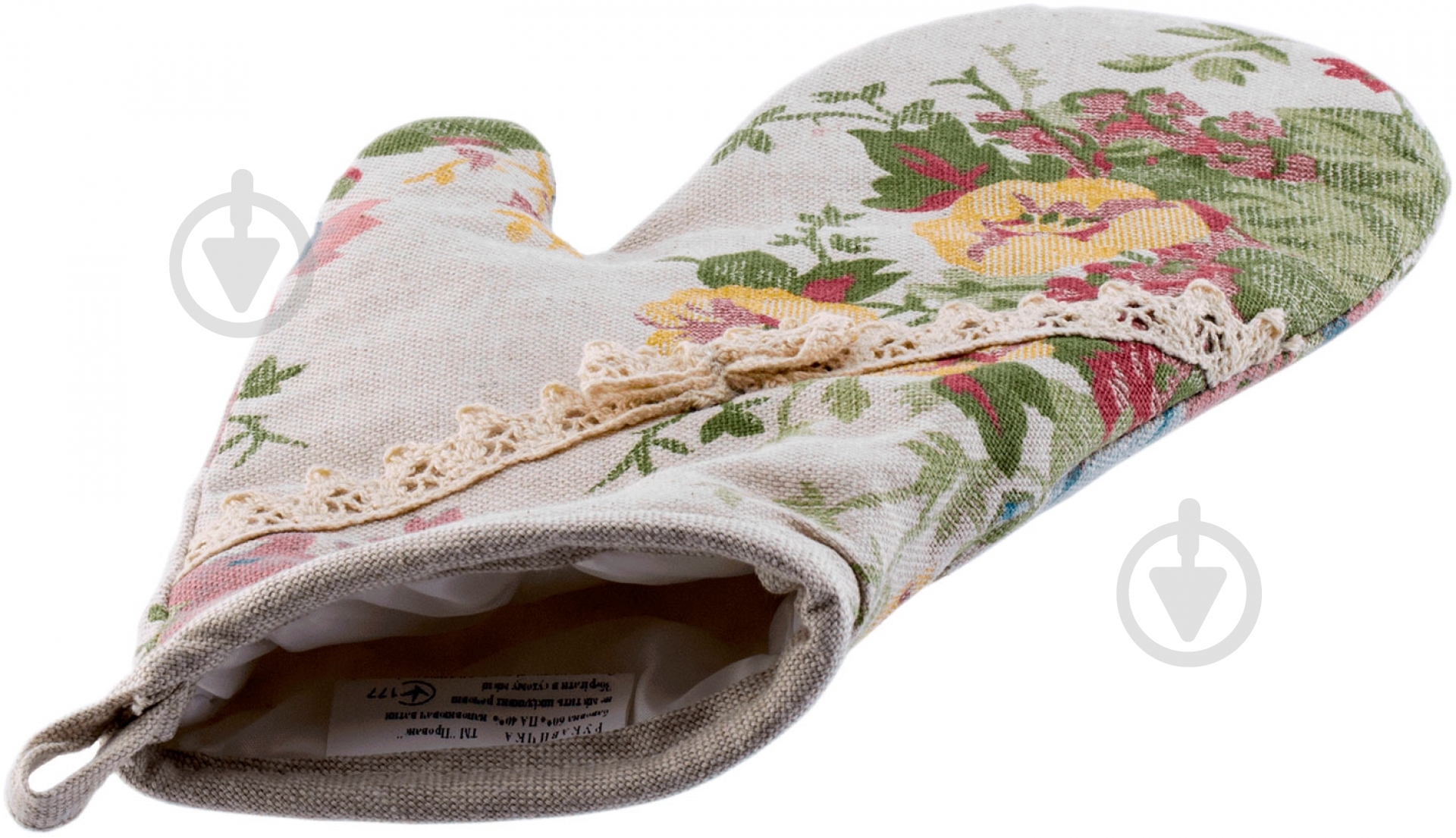 Прихватка-варежка Gobelin 13x28 см бежевый Прованс - фото 3
