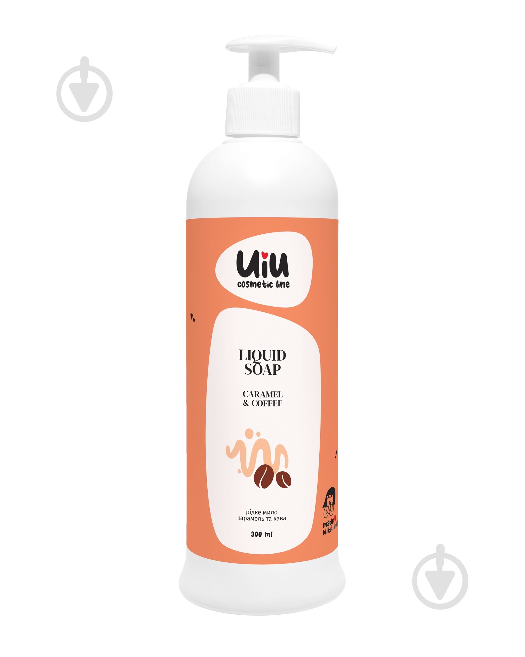 Мыло жидкое UIU Карамель & Кофе 300 мл - фото 1