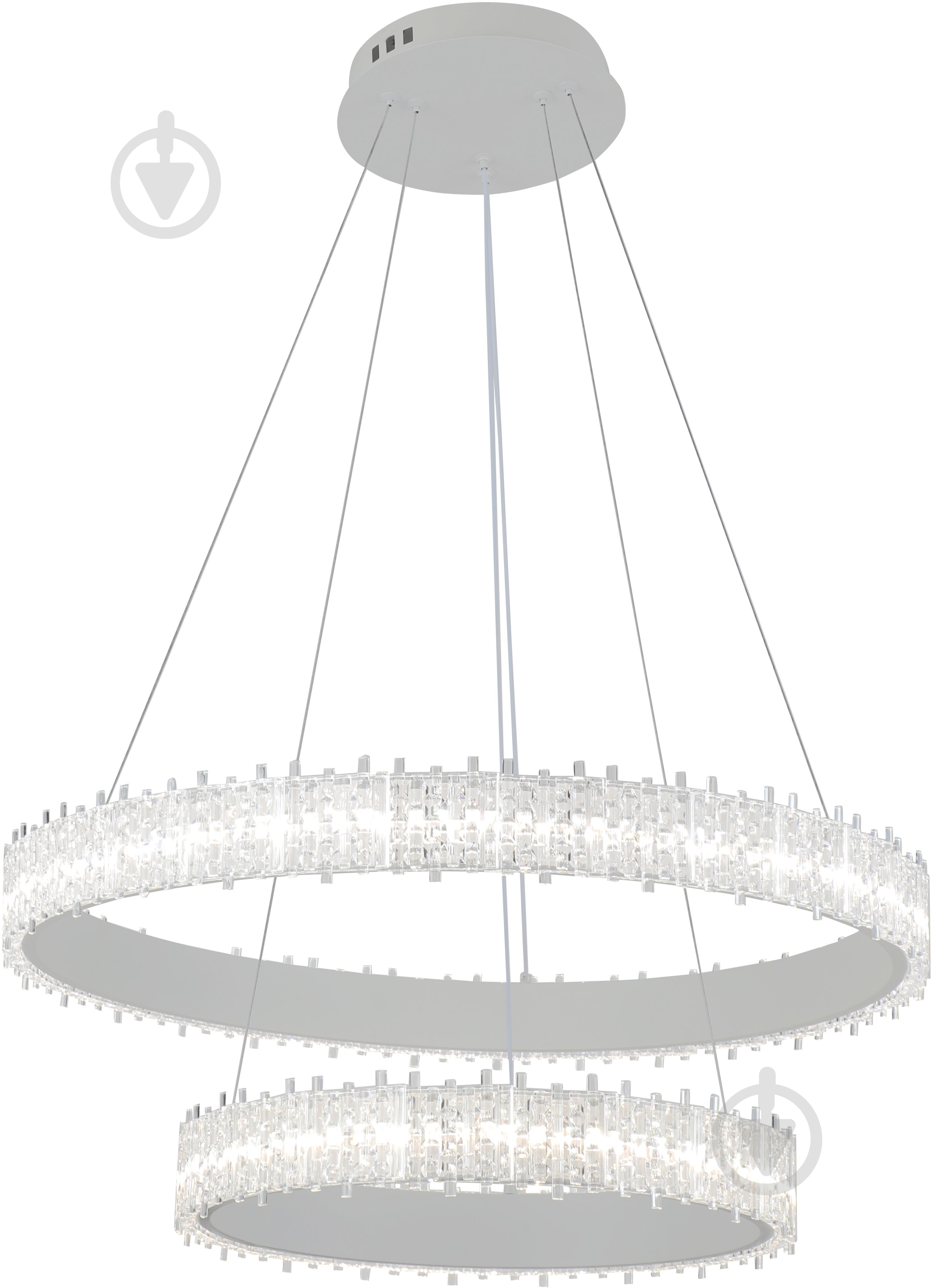 ВИТРИНА! Люстра подвесная Sensio Coma 73 Вт LED-модуль белый ALG-3258/6+4W - фото 2