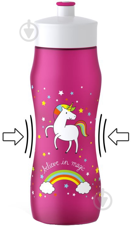 Бутылка детская Tefal Единорог 600 мл K3201212 - фото 5