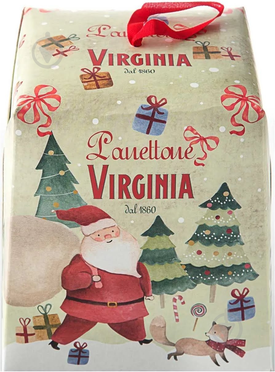 Панетоне Amaretti Virginia у коробці "Ельфс бокс" 500г - фото 1 Панетоне Amaretti Virginia у коробці "Ельфс бокс" 500г - фото 1