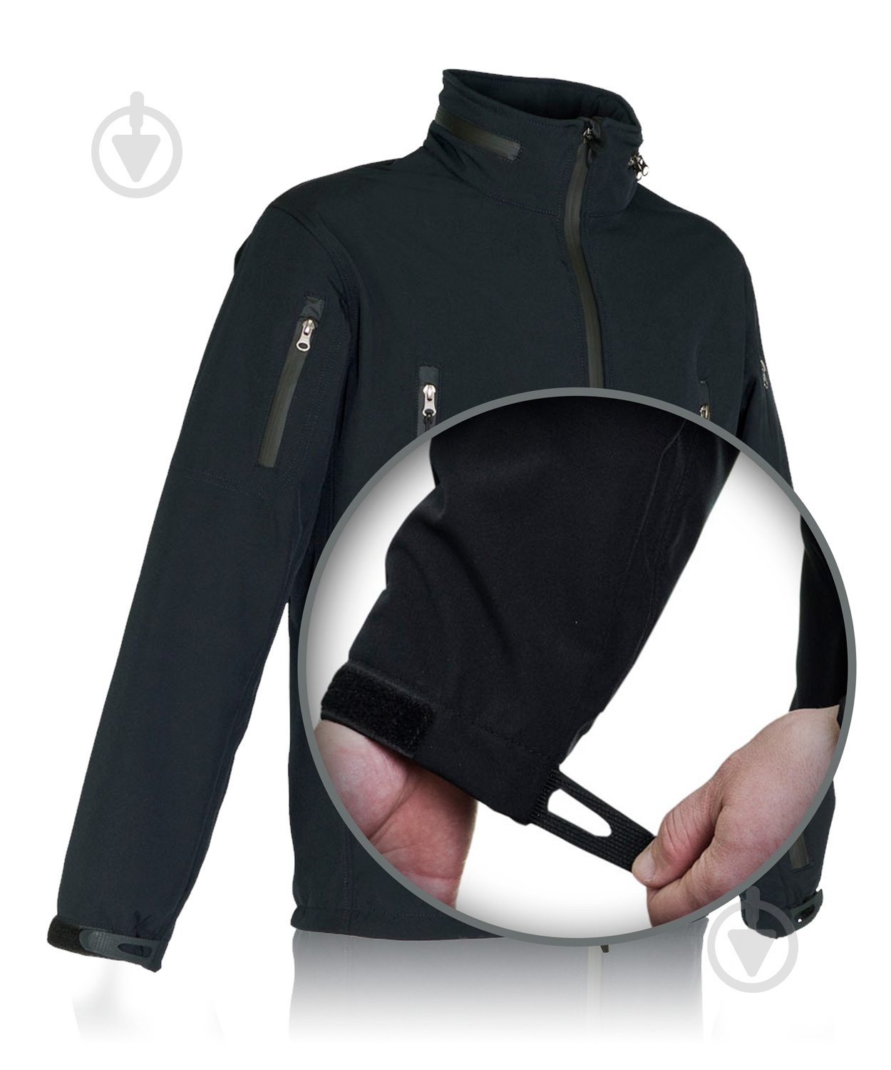 Куртка мужская демисезонная TORNADO Софтшел 42174-52-5 р.L темно-синяя - фото 12 Куртка мужская демисезонная TORNADO Софтшел 42174-52-5 р.L темно-синяя - фото 12