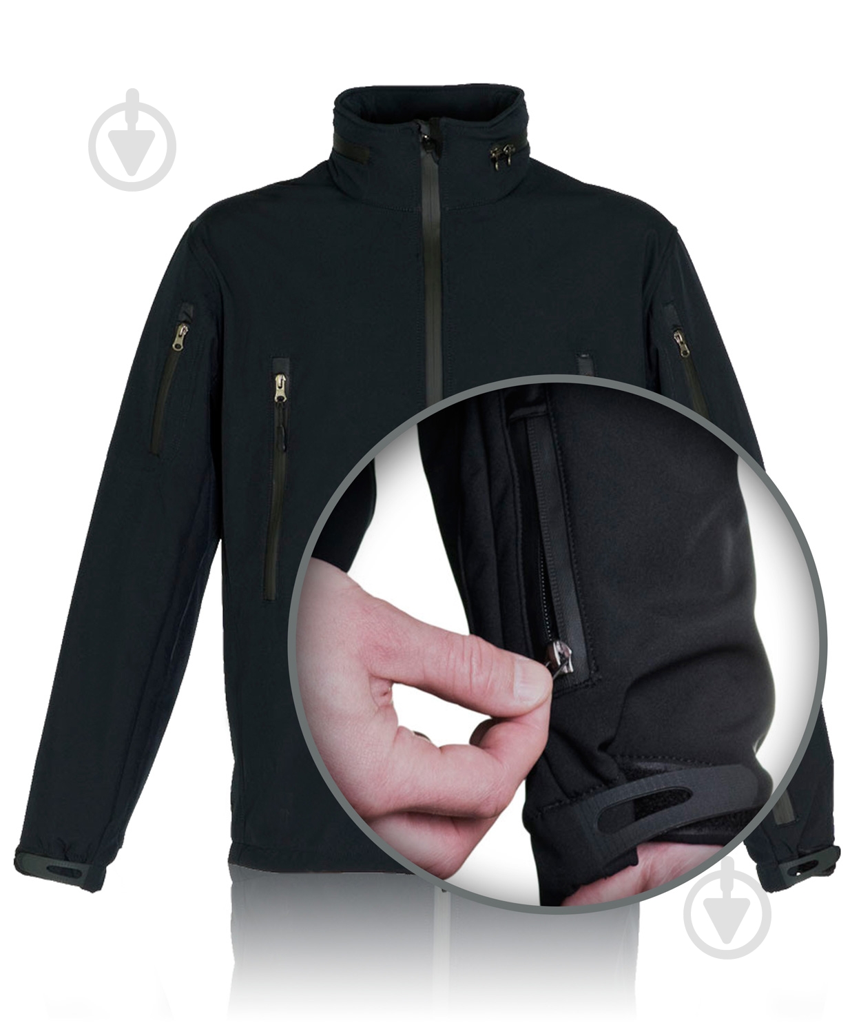 Куртка мужская демисезонная TORNADO Софтшел 42174-56-5 р.XL темно-синяя - фото 7