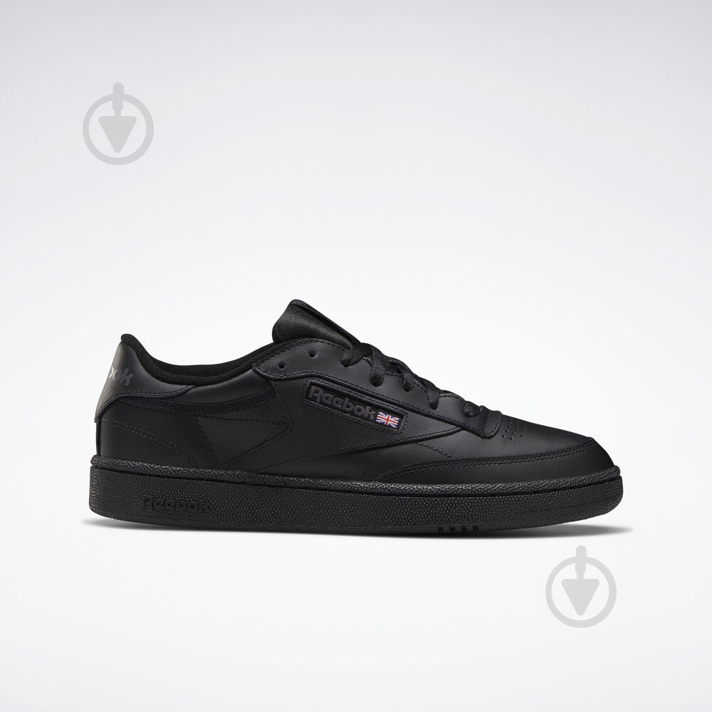 Кроссовки мужские демисезонные Reebok CLUB C 85 AR0454 р.45,5 черные - фото 1