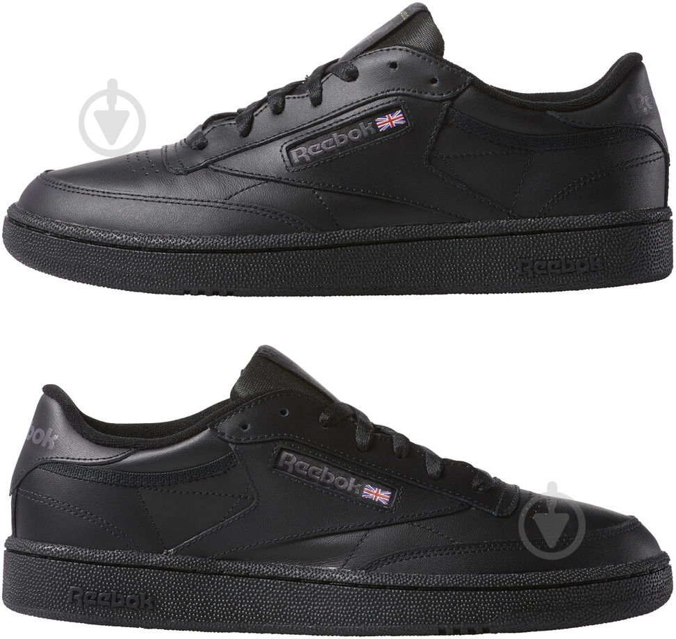 Кроссовки мужские демисезонные Reebok CLUB C 85 AR0454 р.45,5 черные - фото 7