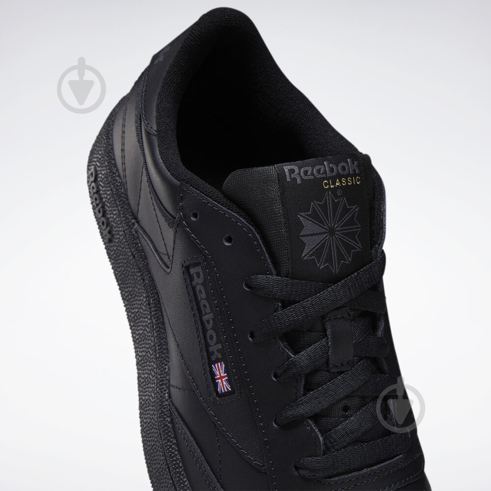 Кроссовки мужские демисезонные Reebok CLUB C 85 AR0454 р.45,5 черные - фото 8