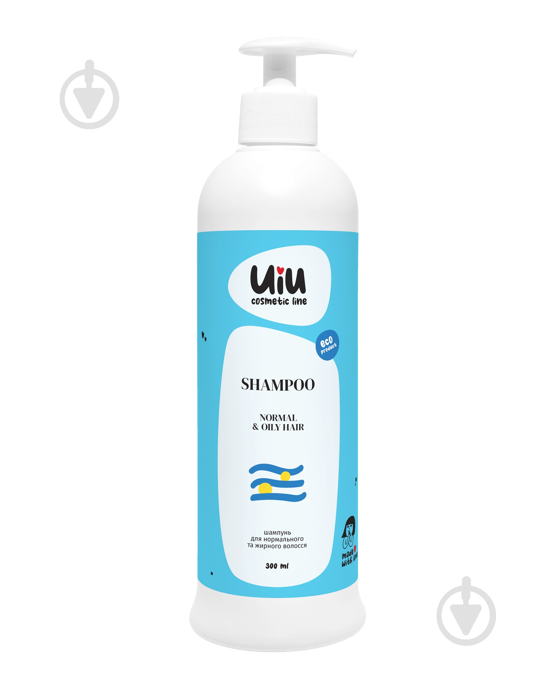 Шампунь UIU для нормального та жирного волосся 300 мл - фото 1