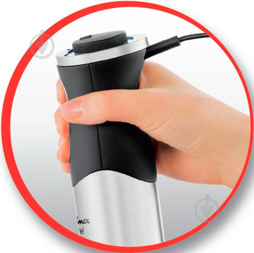 Блендер погружной Moulinex QUICKCHEF DD653832 нержавеющая сталь с черным - фото 13