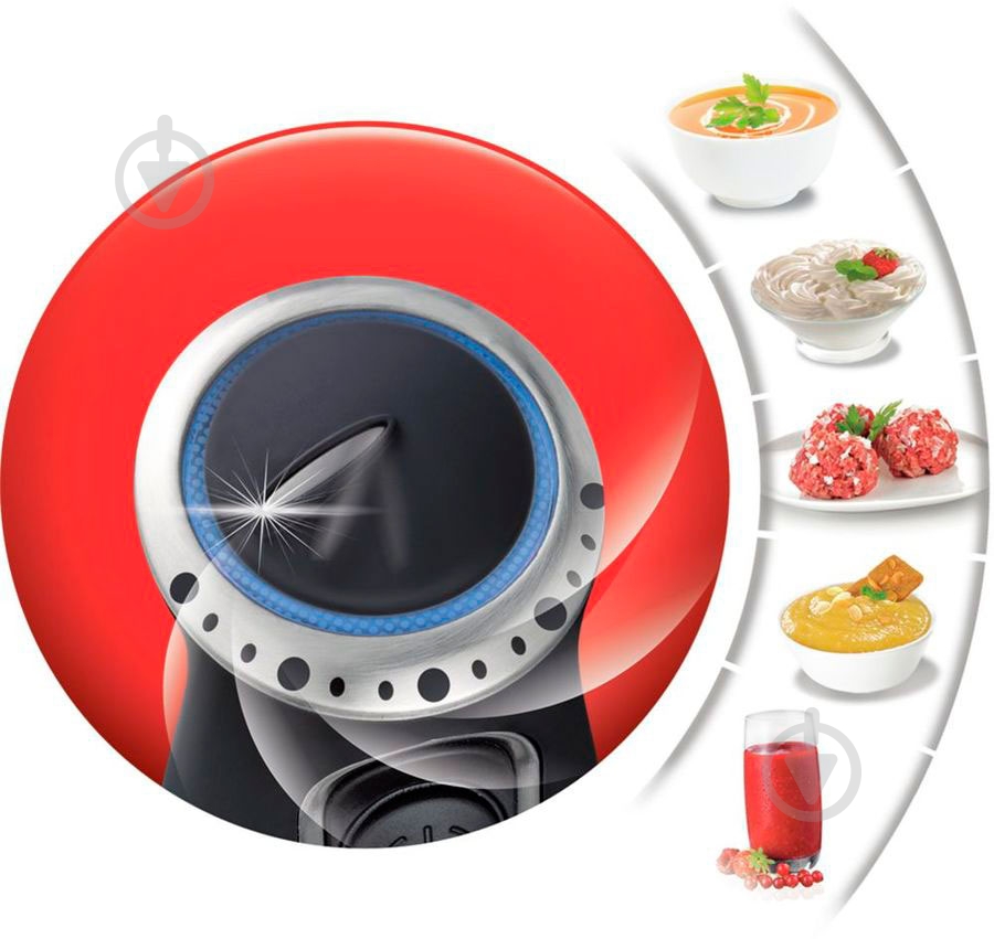 Блендер погружной Moulinex QUICKCHEF DD653832 нержавеющая сталь с черным - фото 8