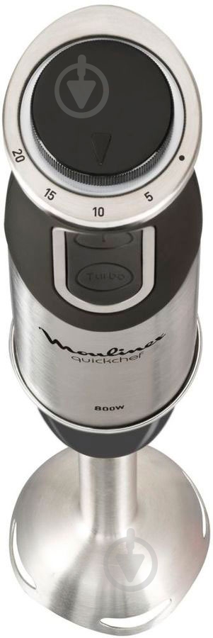 Блендер погружной Moulinex QUICKCHEF DD653832 нержавеющая сталь с черным - фото 4