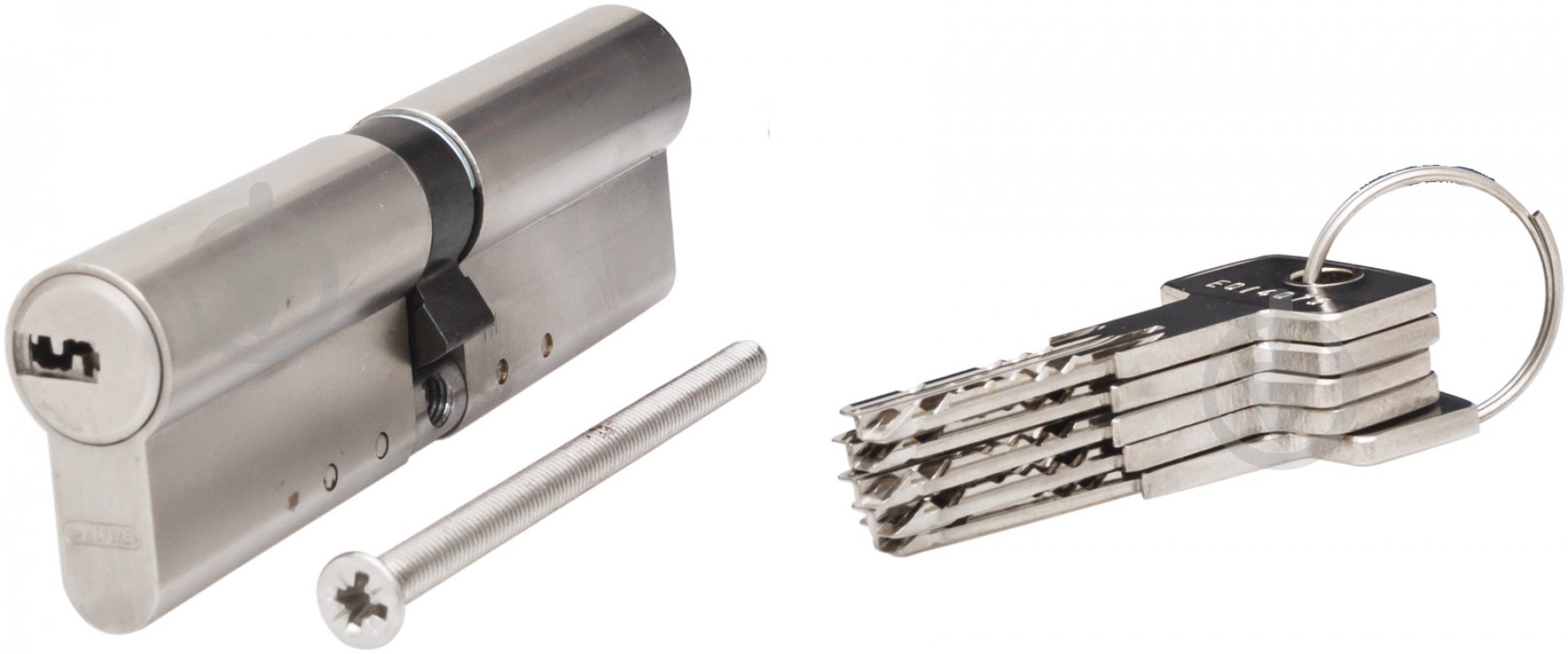 Цилиндр Abus D15 40x40 ключ-ключ 80 мм матовый никель 2240631706010 - фото 2 Цилиндр Abus D15 40x40 ключ-ключ 80 мм матовый никель 2240631706010 - фото 2