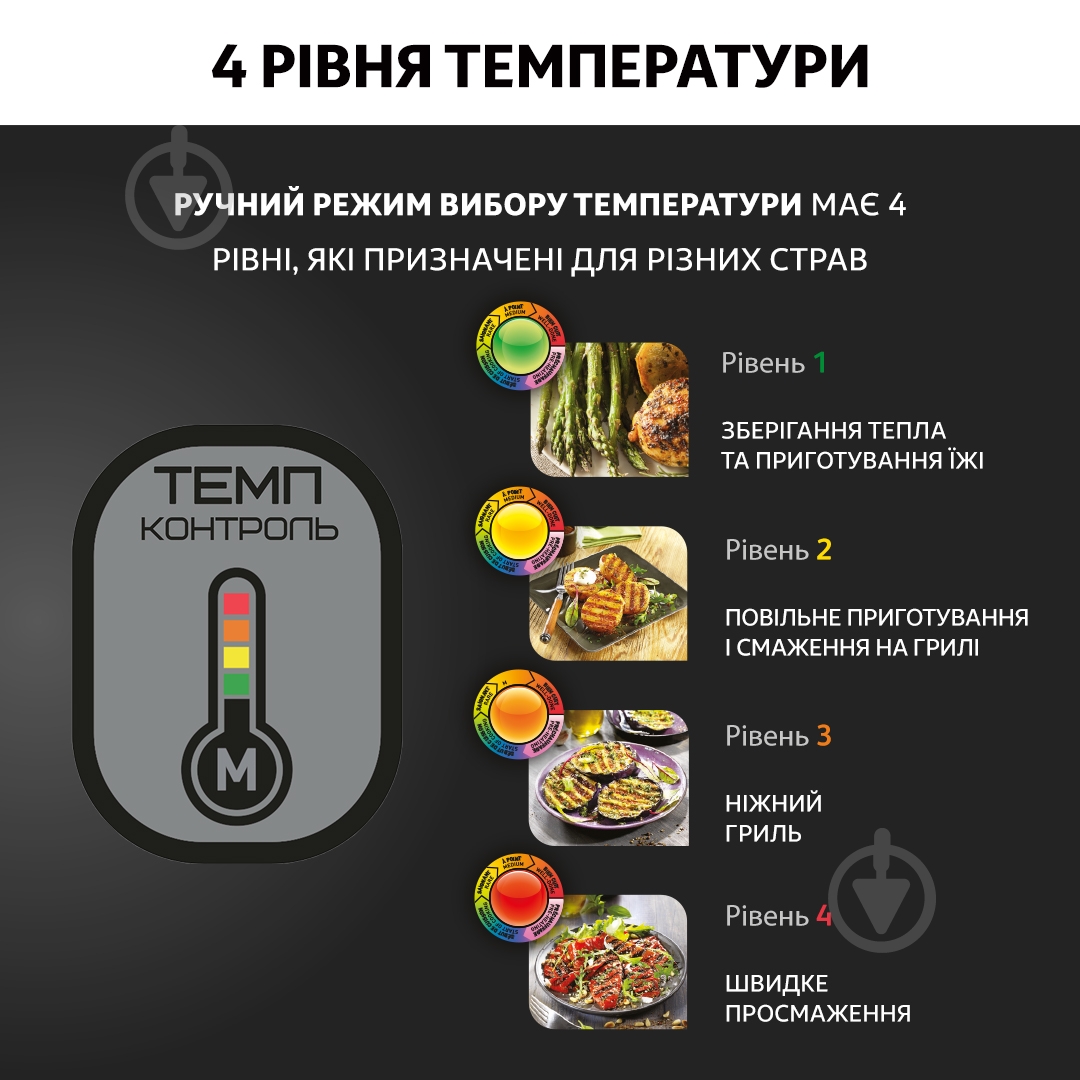 Гриль-барбекю Tefal OptiGrill+ XL GC722D34 - фото 8