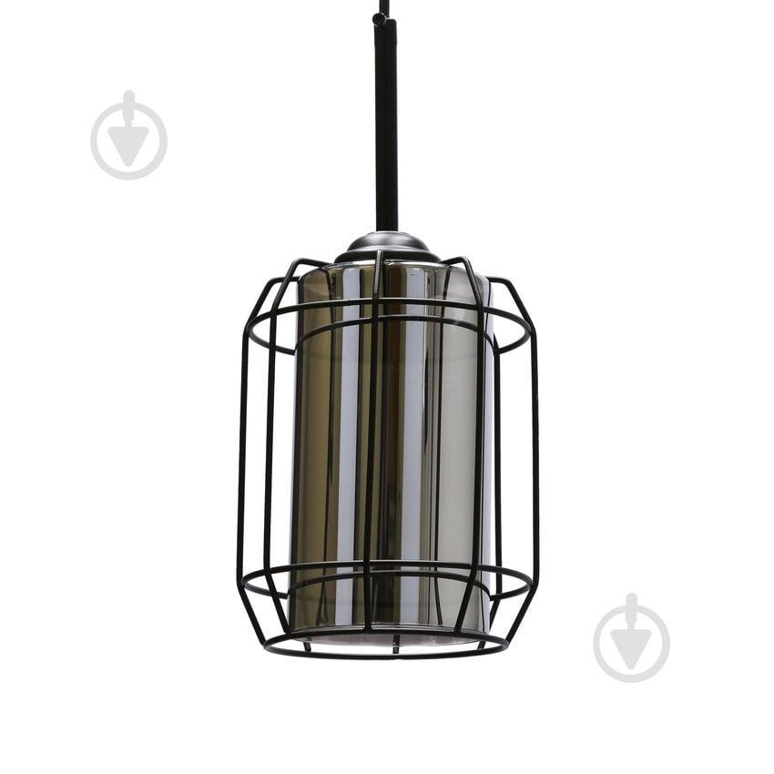 Люстра подвесная Candellux Jonera 1x40 Вт E27 черный/дымчатый 31-08428 - фото 2