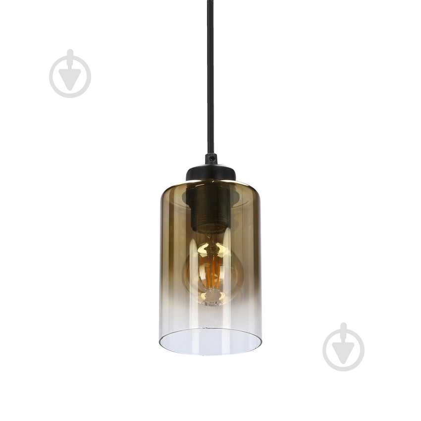 Люстра подвесная Candellux Aspra 1x60 Вт Е27 черный/янтарный 31-16256 - фото 3