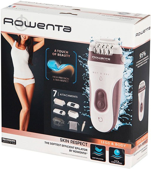 Эпилятор Rowenta EP8060F0 Skin Respect - фото 5 Эпилятор Rowenta EP8060F0 Skin Respect - фото 5