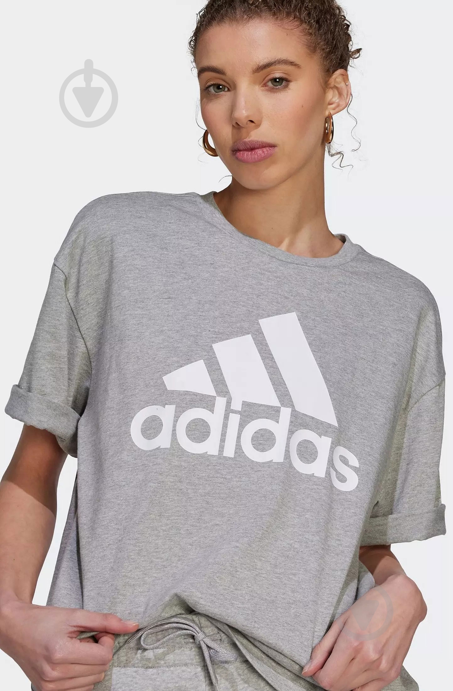 Футболка Adidas IL3322 р.XS сірий - фото 2