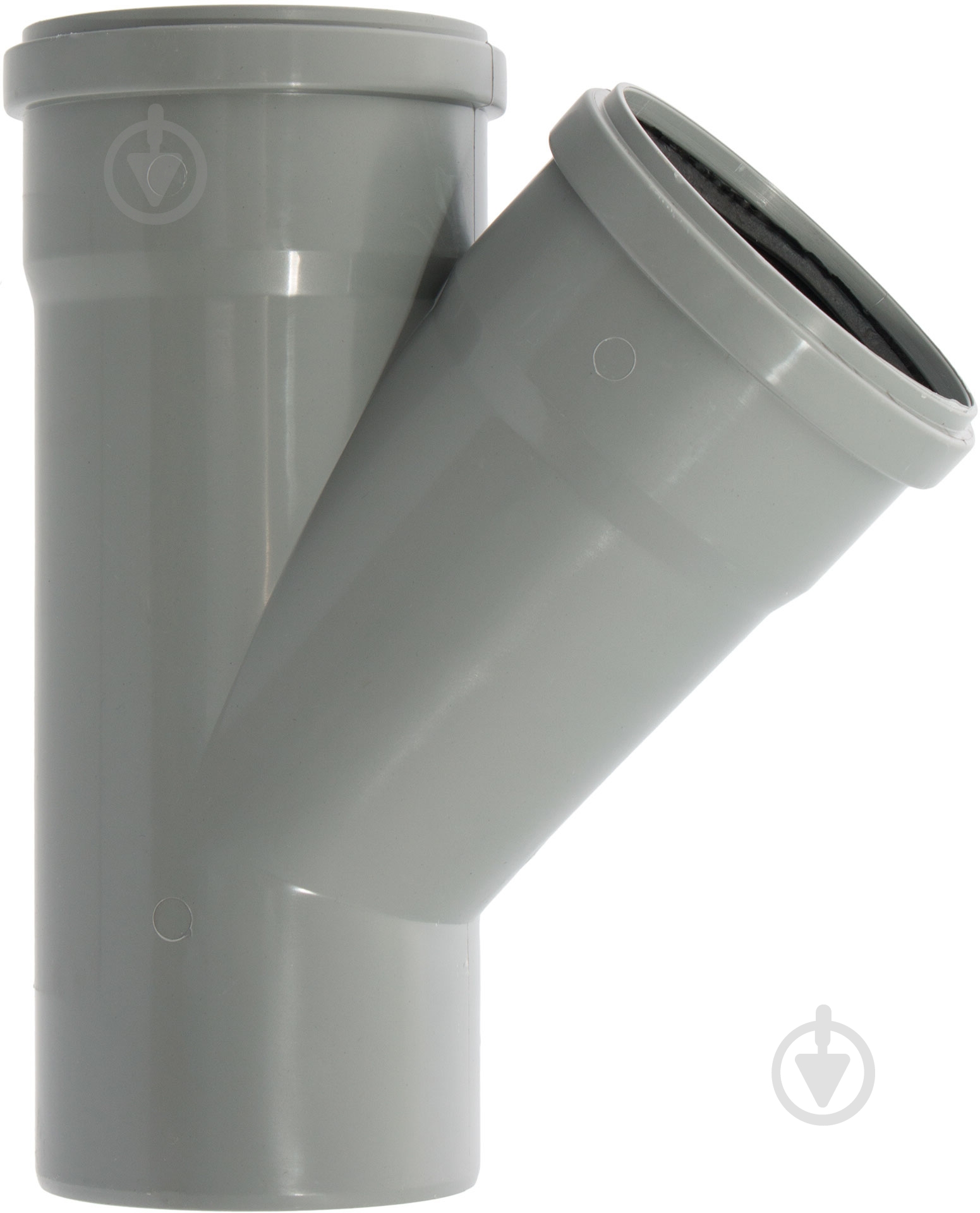 Тройник канализационный Evci Plastik ПВХ d110x45° - фото 1 Тройник канализационный Evci Plastik ПВХ d110x45° - фото 1