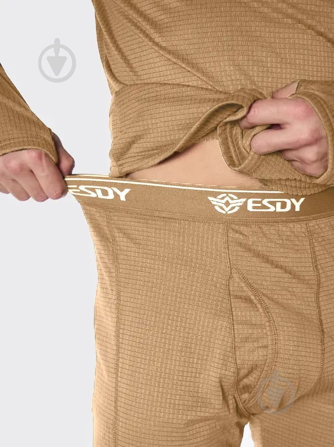 Термобелье ESDY плотная "Кубик" р.3XL coyote - фото 7 Термобелье ESDY плотная "Кубик" р.3XL coyote - фото 7