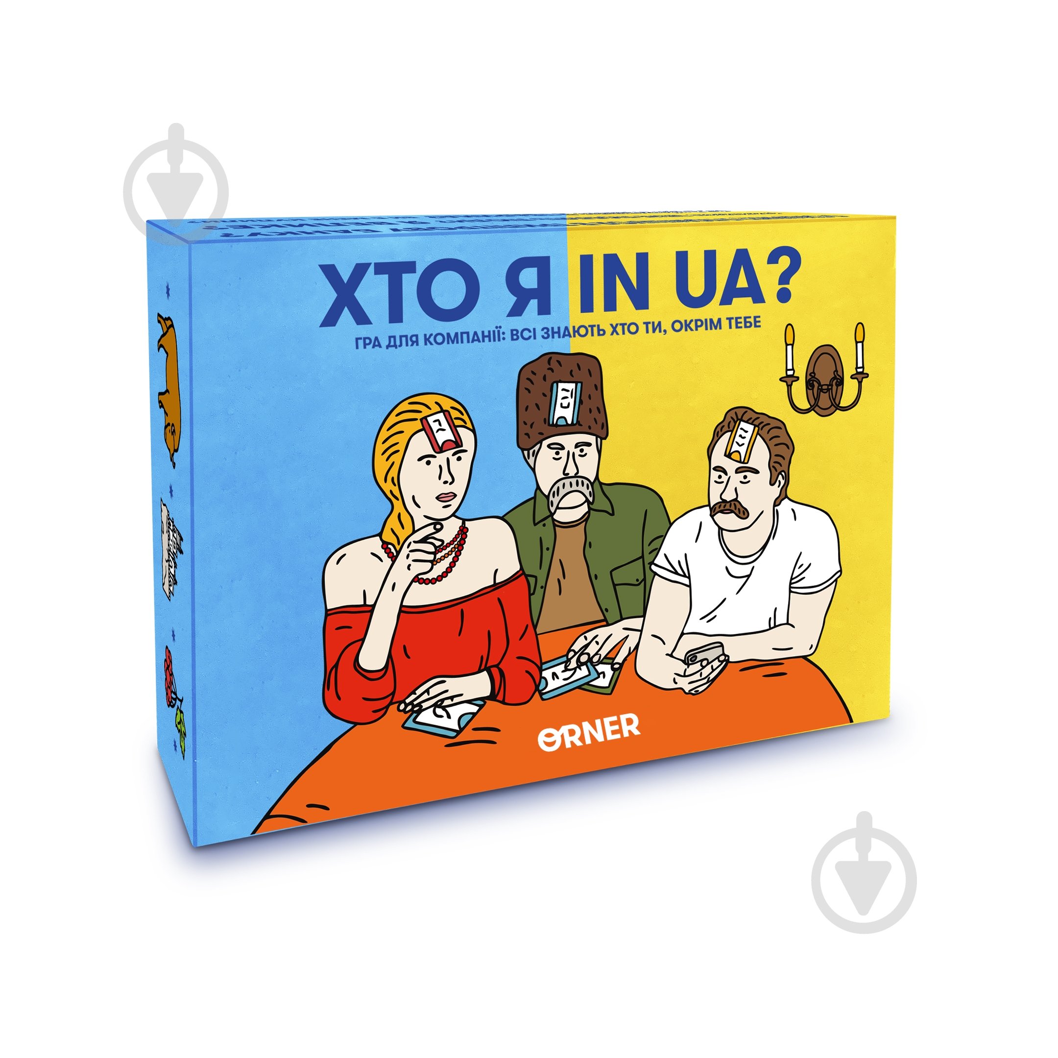 Гра настільна Orner Гра для компанії «Хто я in UA?» - фото 1