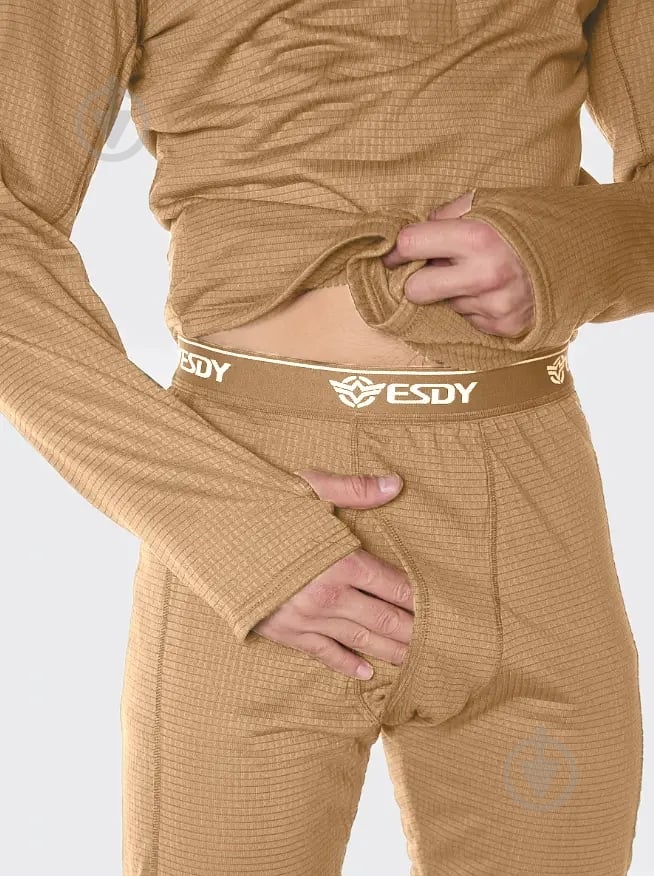 Термобелье ESDY плотная "Кубик" р.L coyote - фото 8 Термобелье ESDY плотная "Кубик" р.L coyote - фото 8