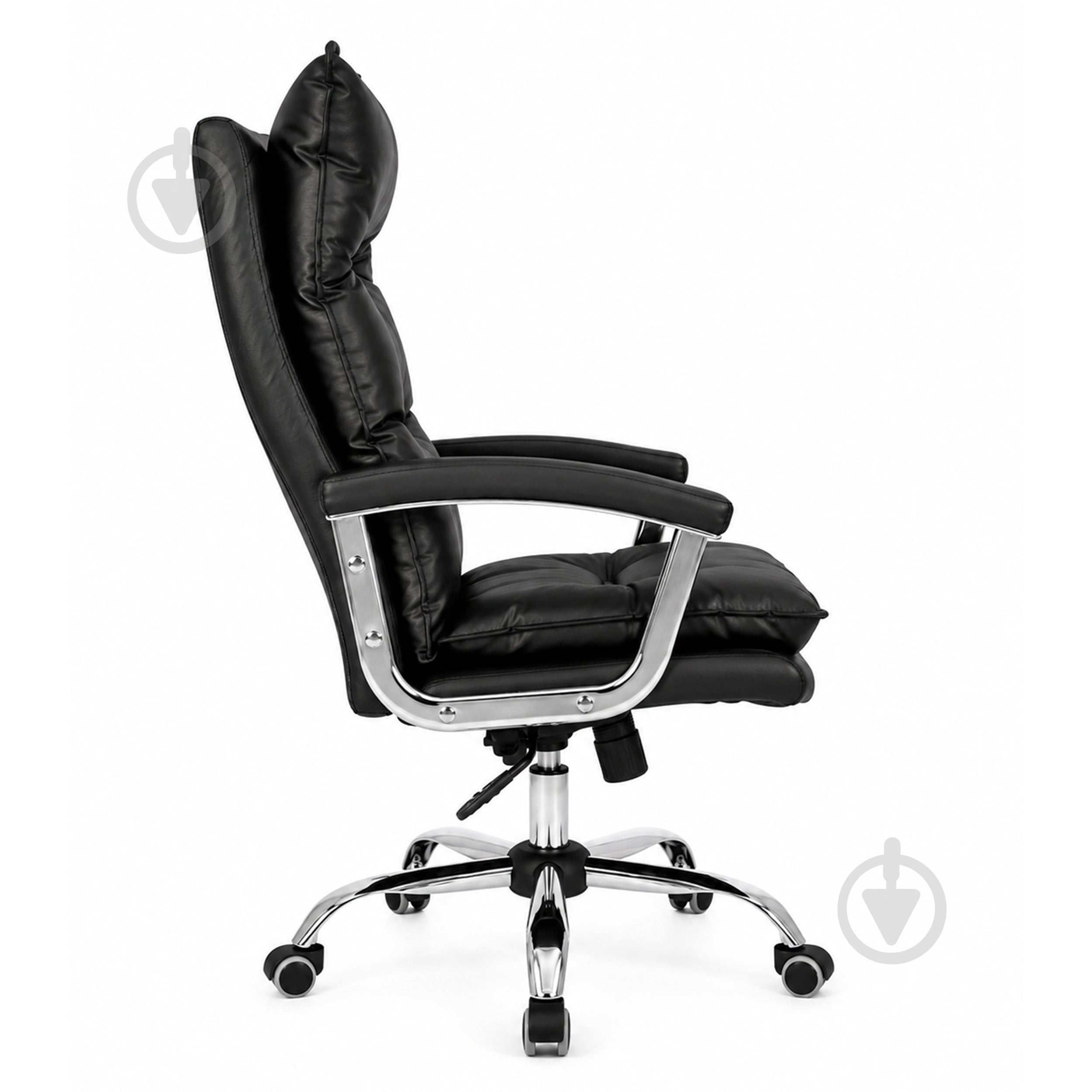 Кресло офисное Примтекс Плюс Flex Chrome MF D-5 PK черный - фото 2