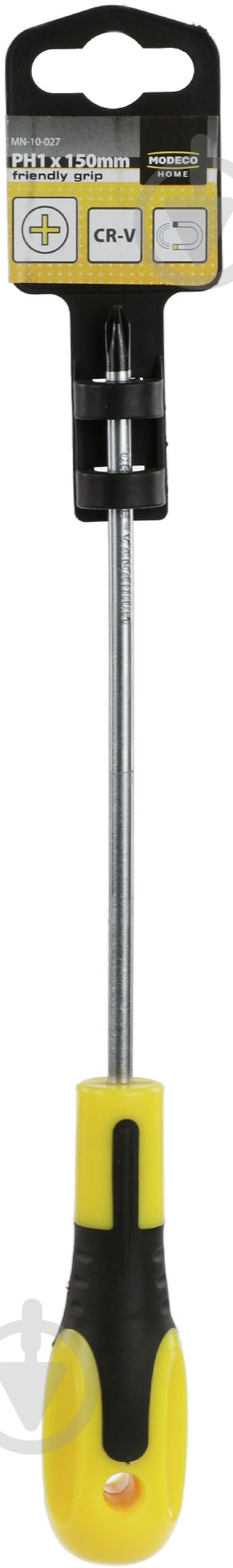 Отвертка MODECO Friendly Grip PH1×150 мм MN-10-027 - фото 2