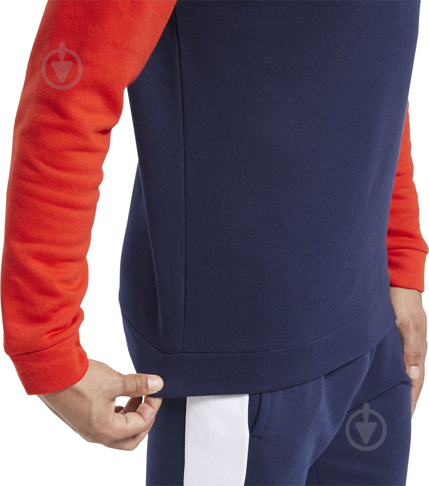 Джемпер Reebok TE LL FLC Crew FS8473 р. M синий - фото 4