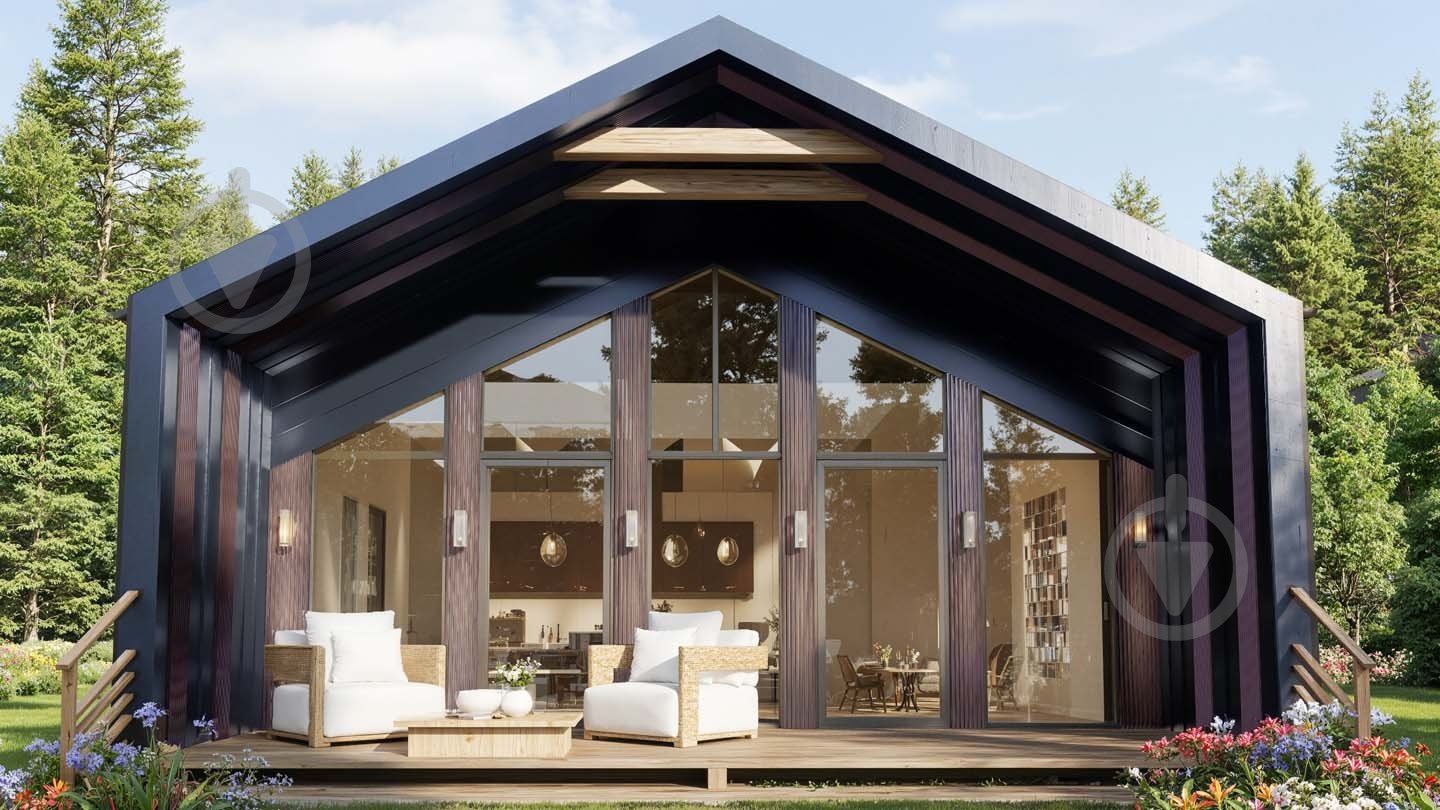 Модульный дом SIP68 Budmall Комфорт - фото 1