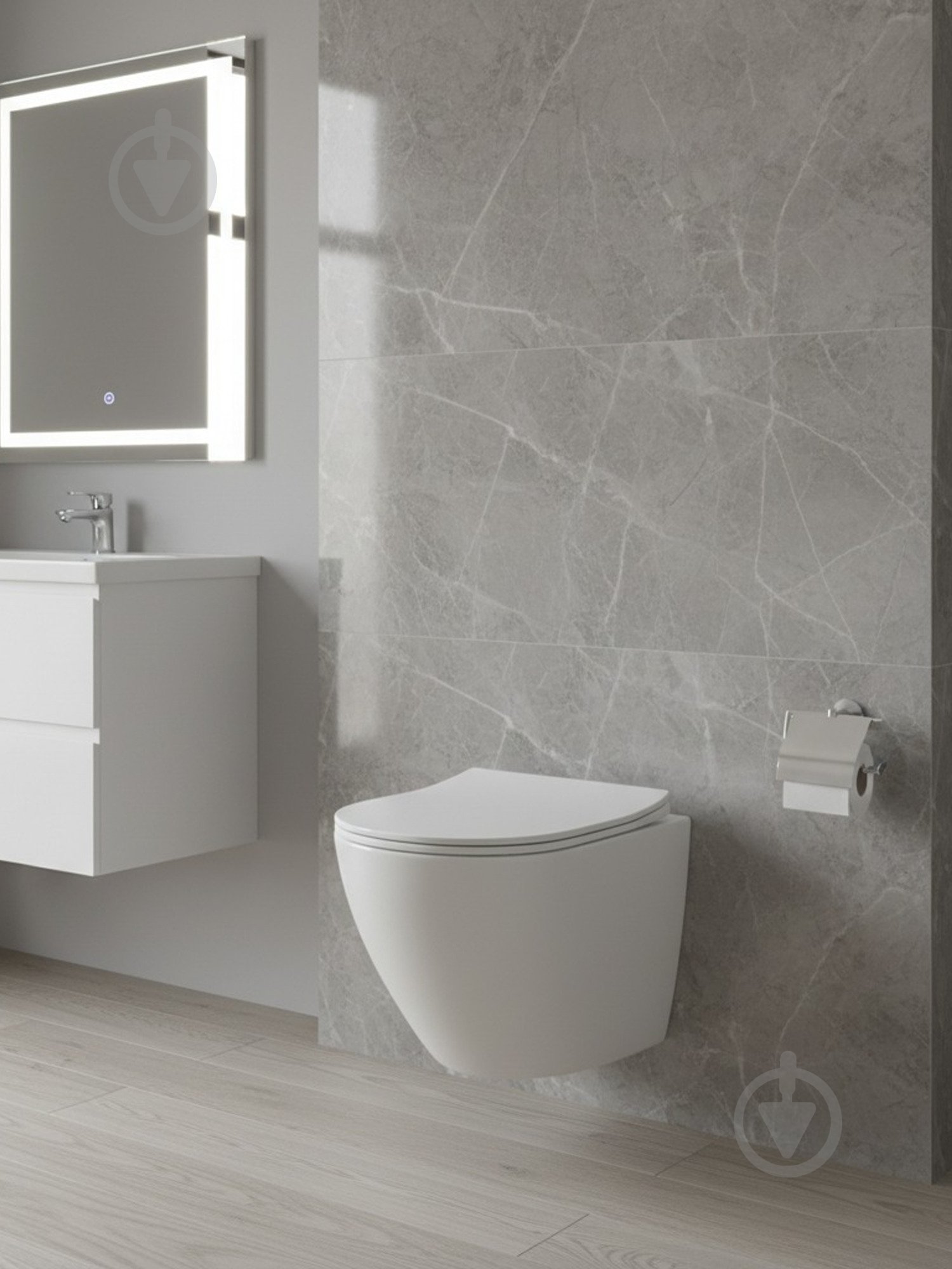 Комплект Helmken 04620F52M4 5 в 1: унитаз с сиденьем Slim Duroplast/Soft-close - фото 12