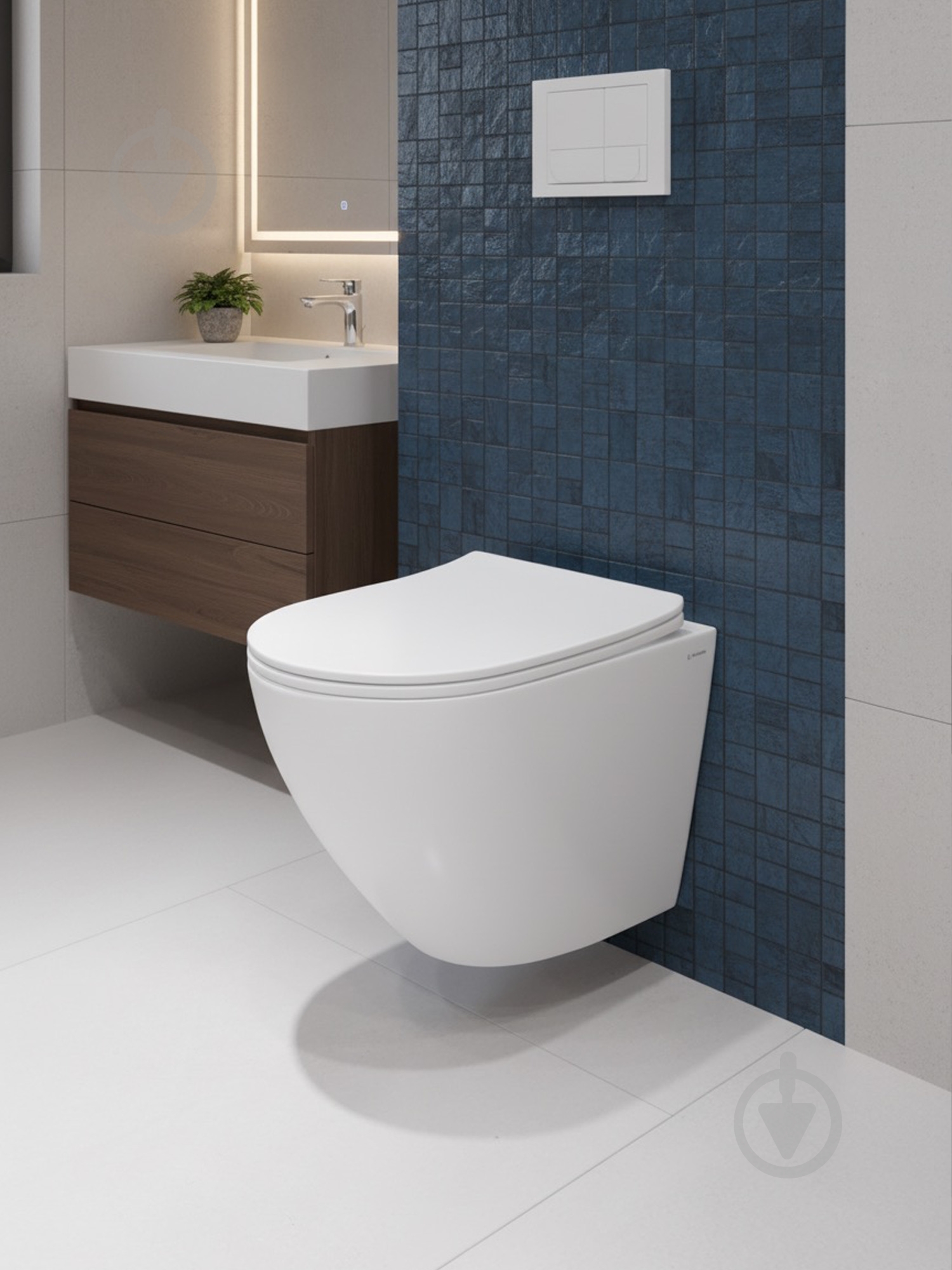 Комплект Helmken 04620F52M4 5 в 1: унитаз с сиденьем Slim Duroplast/Soft-close - фото 14